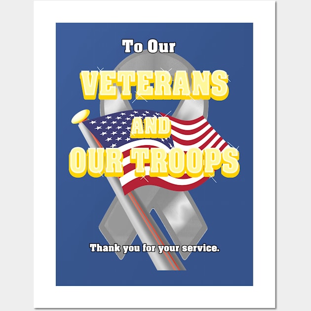 Veterans and Troops Wall Art by Glendemonium